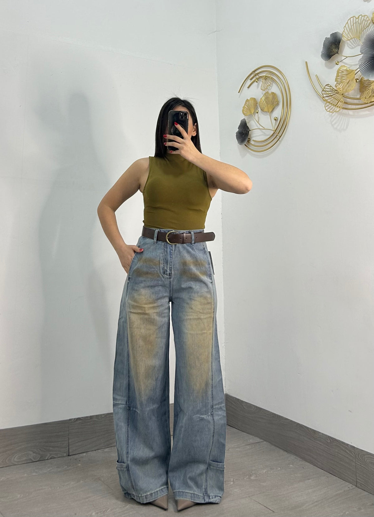 JEANS OLIVA