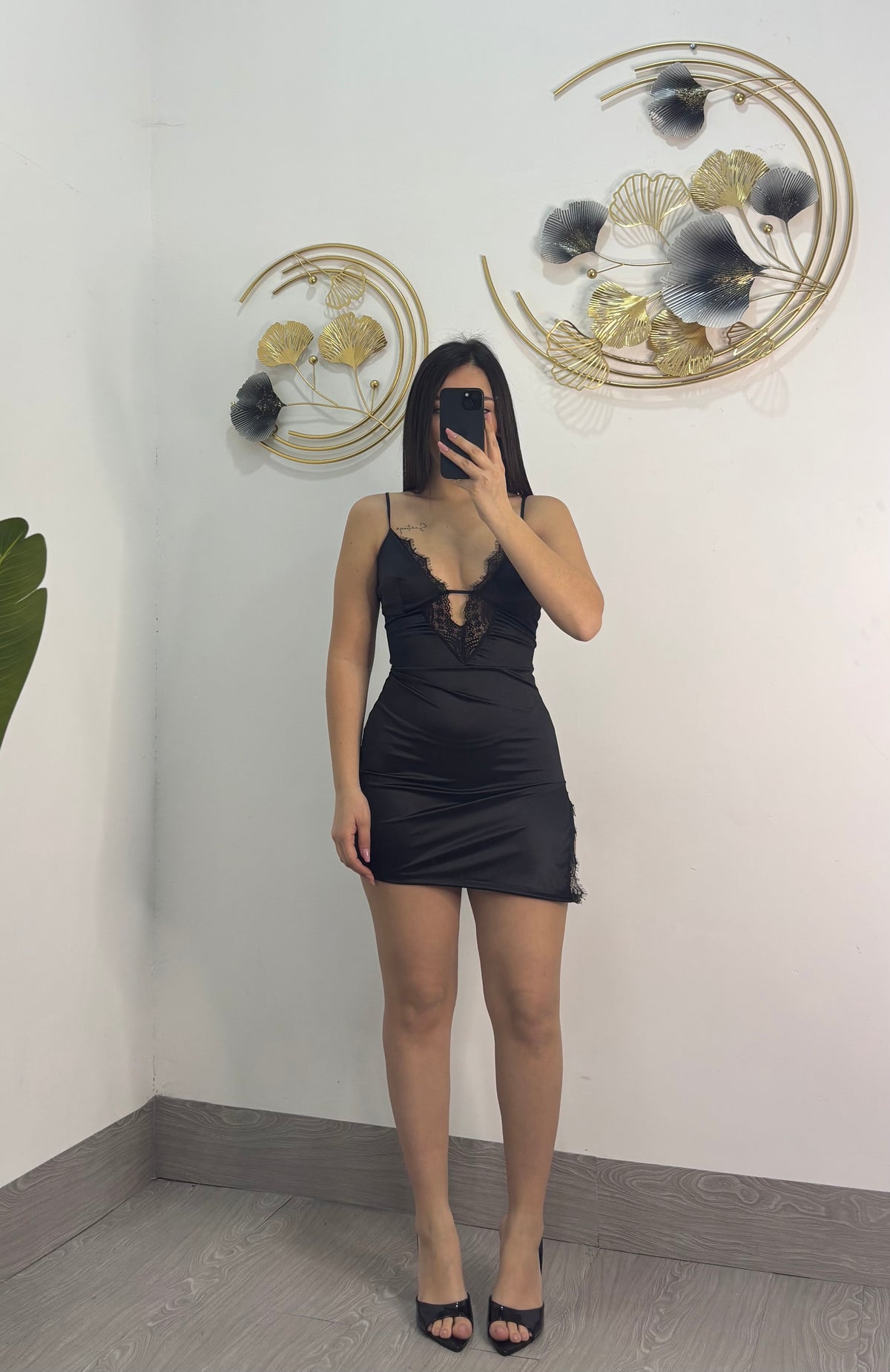 MINI DRESS SATIN
