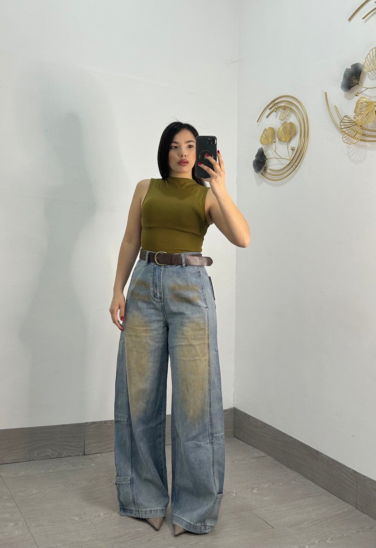 JEANS OLIVA